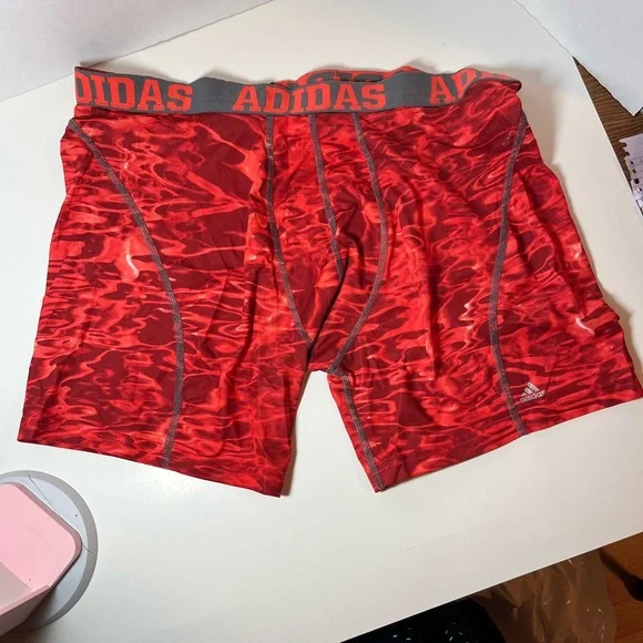 Adidas Lightweight Orange/Red & Black/Grey Compression Short Bundle Gently Used - Picture 4 of 9